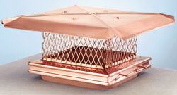 Gelco Single Flue Copper Chimney Cap