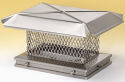 Gelco Stainless Steel Chimney Cap, Small Mesh (5/8 inch California Sized)
