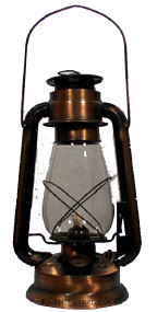 20 Series Bronze Plated Kerosene Lantern 
