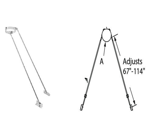 Adjustable Extended Roof Bracket