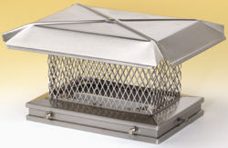 Gelco Stainless Steel Chimney Cap, Small Mesh