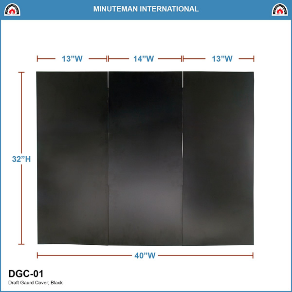 Minuteman DGC-01 40x32 Inch Draft Guard Cover