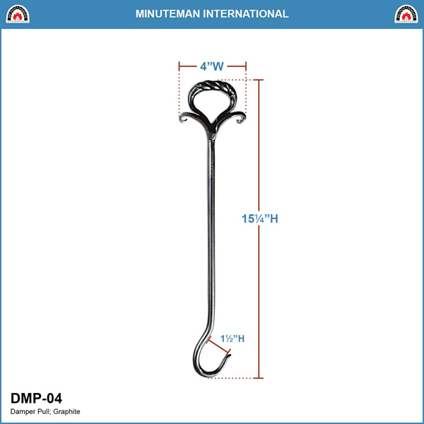 Minuteman DMP-04 Wrought Iron Damper Pull