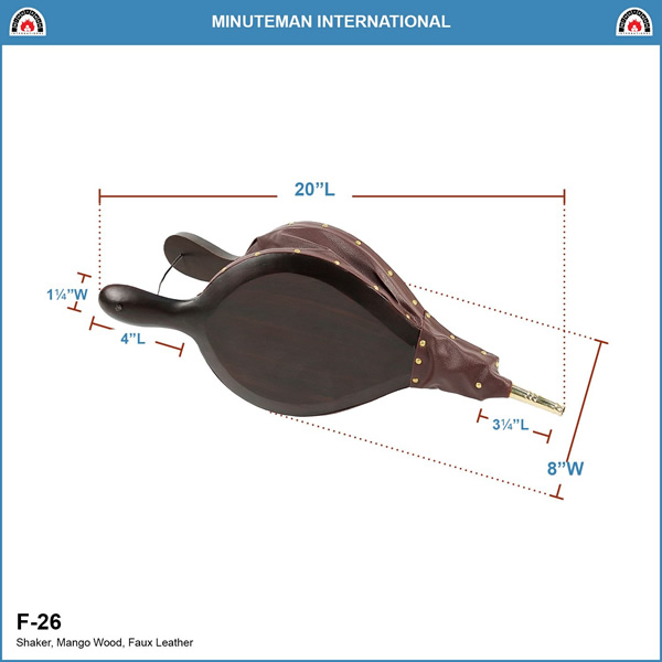 Minuteman F-26 Shaker Fireplace Bellow