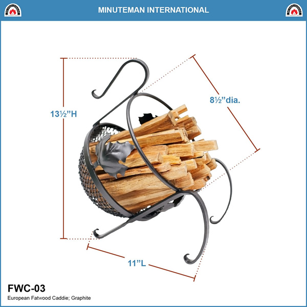 Minuteman FWC-03 European Fatwood Caddy