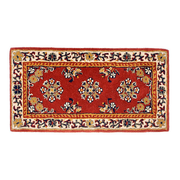 Minuteman H-22 44x22 Inch Burgundy Oriental Rectangular Rug