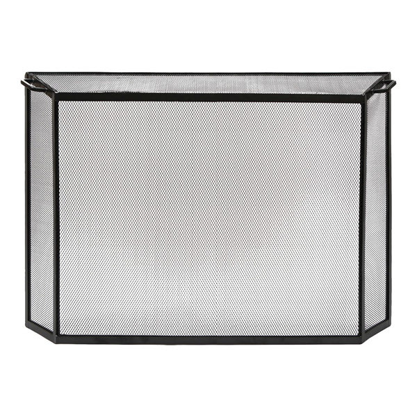 Minuteman S-54L 44x33 Inch Contemporary Spark Guard Fireplace Screen