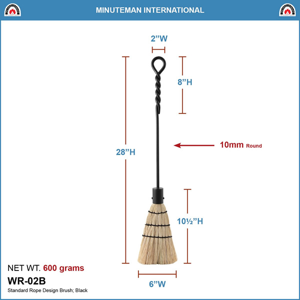 Minuteman WR-02B Rope Design Standard Brush