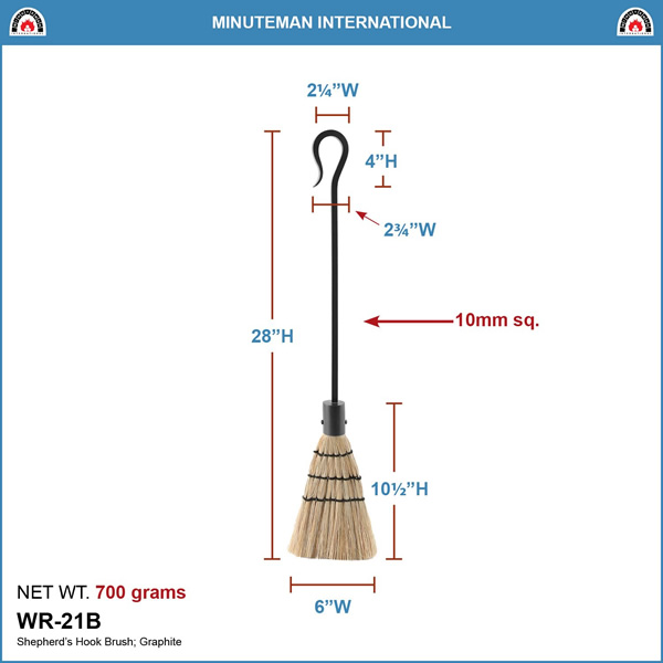 Minuteman WR-21B Shepherds Hook Brush