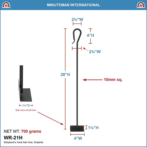 Minuteman WR-21H Shepherds Hook Hoe