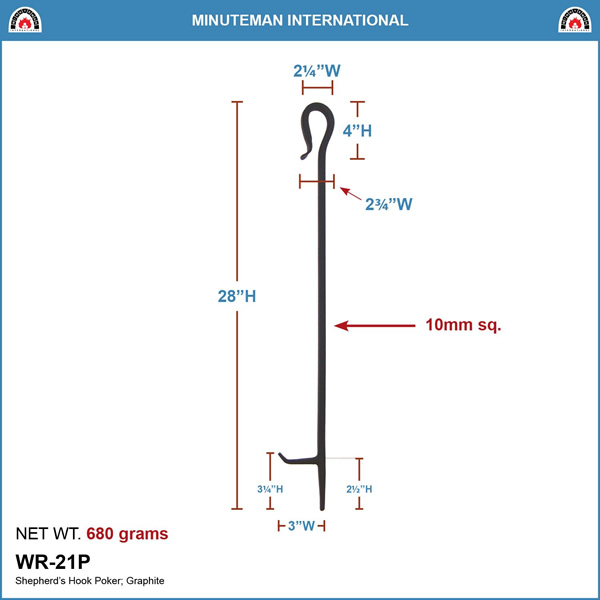 Minuteman WR-21P Shepherds Hook Poker