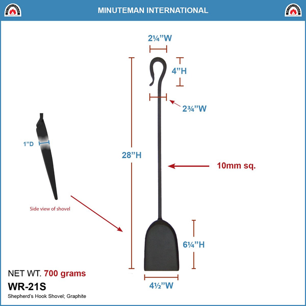 Minuteman WR-21S Shepherds Hook Shovel