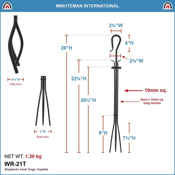 Minuteman WR-21T Shepherds Hook Tong