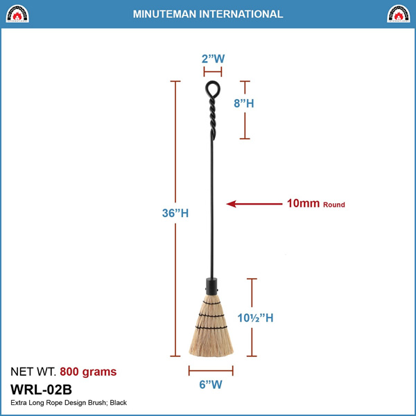 Minuteman WRL-02B Rope Design Xtra Long Brush
