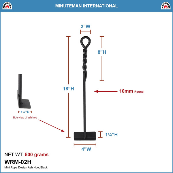 Minuteman WRM-02H Rope Design Mini Hoe