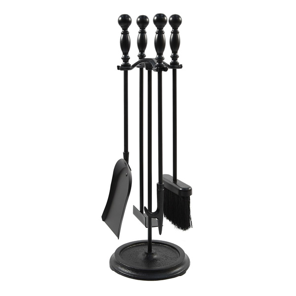 Minuteman X870942 Black Bolton Mini Fireplace Tool Set