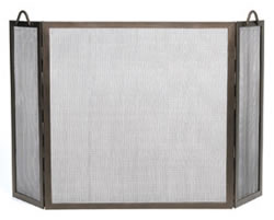 Minuteman SS31 Three Part Folding Fireplace Screen