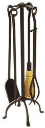 Minuteman WR26 Wrought Iron Fireplace Tool Set