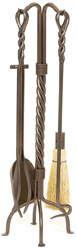 Minuteman WR29 Wrought Iron Fireplace Tool Set