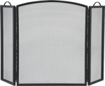 Black Fireplace Screen