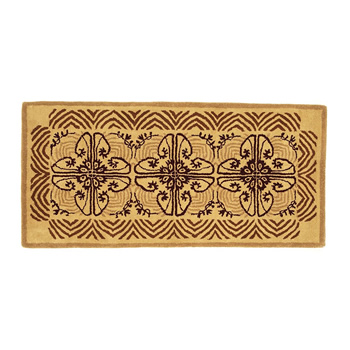 Minuteman H-62 Cocoa Art Deco Classic Rectangular Rug