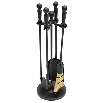 Minuteman MINI-14BK Black Paxton Mini Fireplace Tool Set