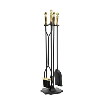 Minuteman PBK-02 Black with Polished Brass Concord Tool Set