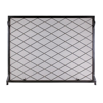 Minuteman SF-3830 38x30 Inch Harlequin Flat Fireplace Screen