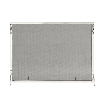 Minuteman Polished Nickel Fireplace Screens