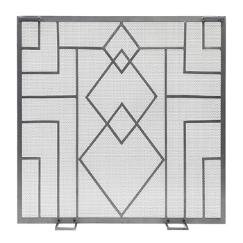 Minuteman SSW-18 44x33 Inch Wright Design Fireplace Screen