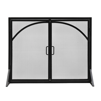 Minuteman X800280 Arch Top Classic Fireplace Screen with Doors