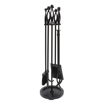 Minuteman Black Fireplace Tool Sets