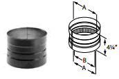 Durablack Double Skirted Stovetop Adaptor