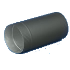 6 Inch Black Stovepipe Tee Connector