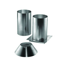 Pellet Stove Vent Pipe Kit With 3 Inch Horizontal Pipe With Vertical Rise  With Dura Vent Pro-US-4786995462249