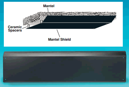 Homesaver Mantel Heat Shield