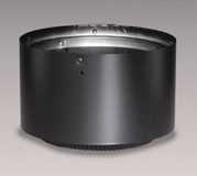 DVL Double-Wall Black Stovepipe, Size: Length: 6, Diameter: 6