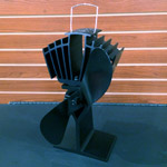 Ecofan 812 AirMax Wood Stove Fan with Black Blades